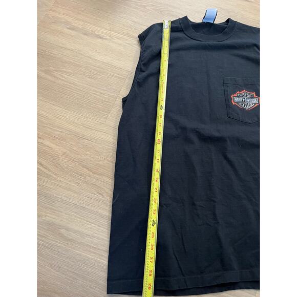 HARLEY DAVIDSON ORLANDO FLORIDA BLACK GRAPHIC TANK TOP MEN'S SIZE XL - Picture 5 of 5
